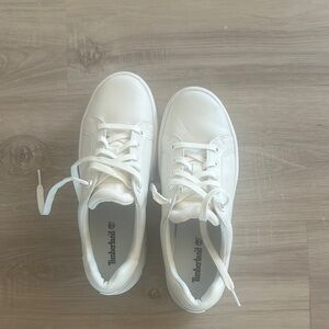 Timberland Classic White Leather Sneakers